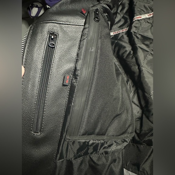 Viking Cycle Women’s Black Leather Motorcycle Jacket NWT Size Medium - Picture 7 of 14